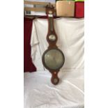 BANJO BAROMETER- T HARRIS & SON LONDON (AF)