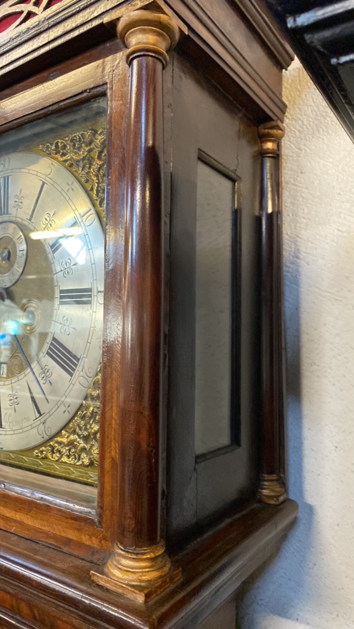 WALNUT FRAN REYNOLDS KENSINGTON LONG CASE CLOCK (AF) - Image 56 of 83