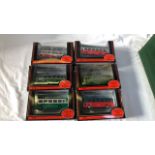 6 BOXED MODEL BUSES EXCLUSIVE FIRST EDITION