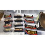 12 BOXED MODEL BUSES WALLACE ARNOLD