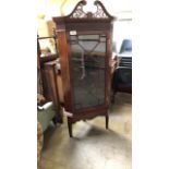 MAHOGANY CORNER DISPLAY CABINET (AF)