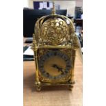 BRASS LANTERN CLOCK