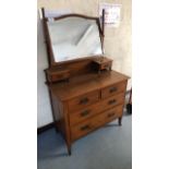 OAK DRESSING TABLE