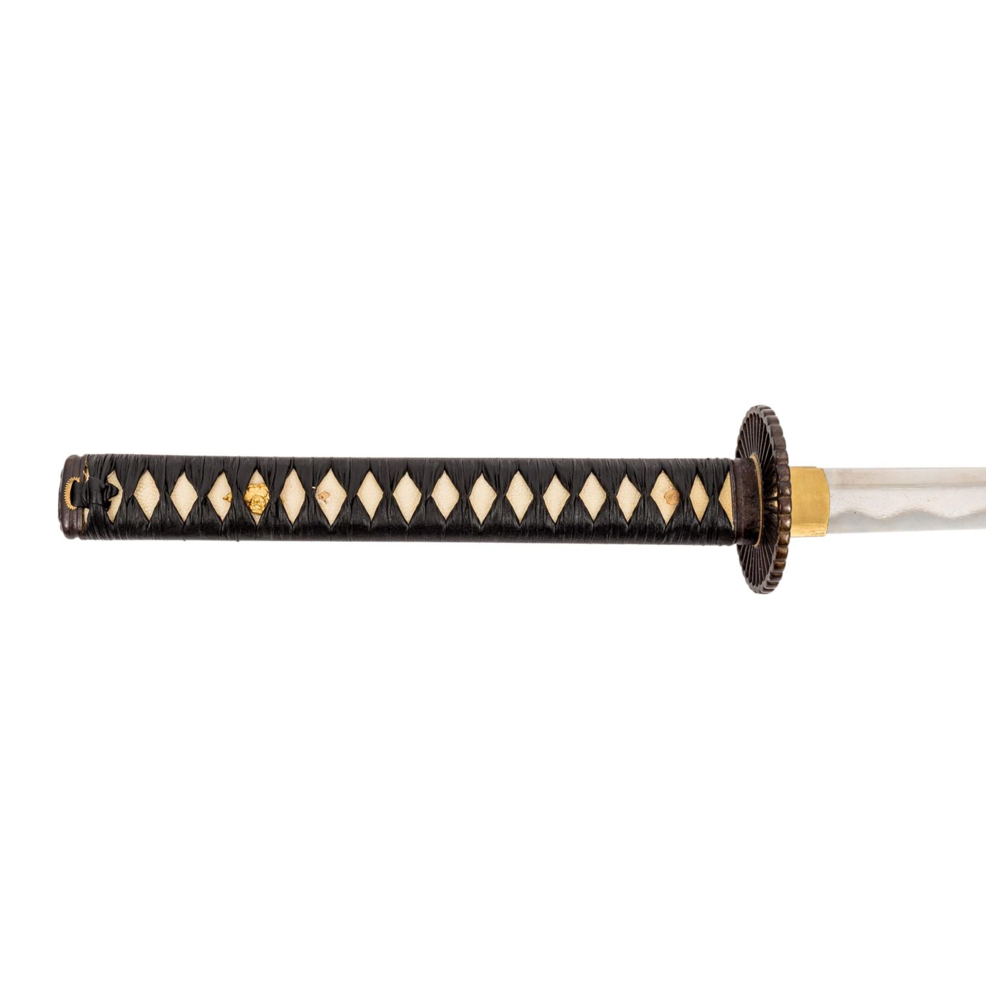 KATANA,modern, gehärtete Stahlklinge, Tsuba Metall brüniert, Griffwicklung, Schwerts - Image 2 of 4