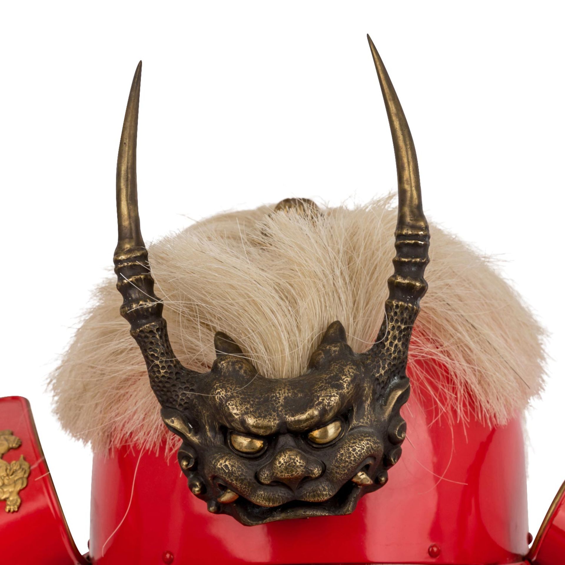 SAMURAIHELM UND MASKE „Kabuto & Mempo“,Nachbildung des Kabutos und der Mempo des R - Image 5 of 5