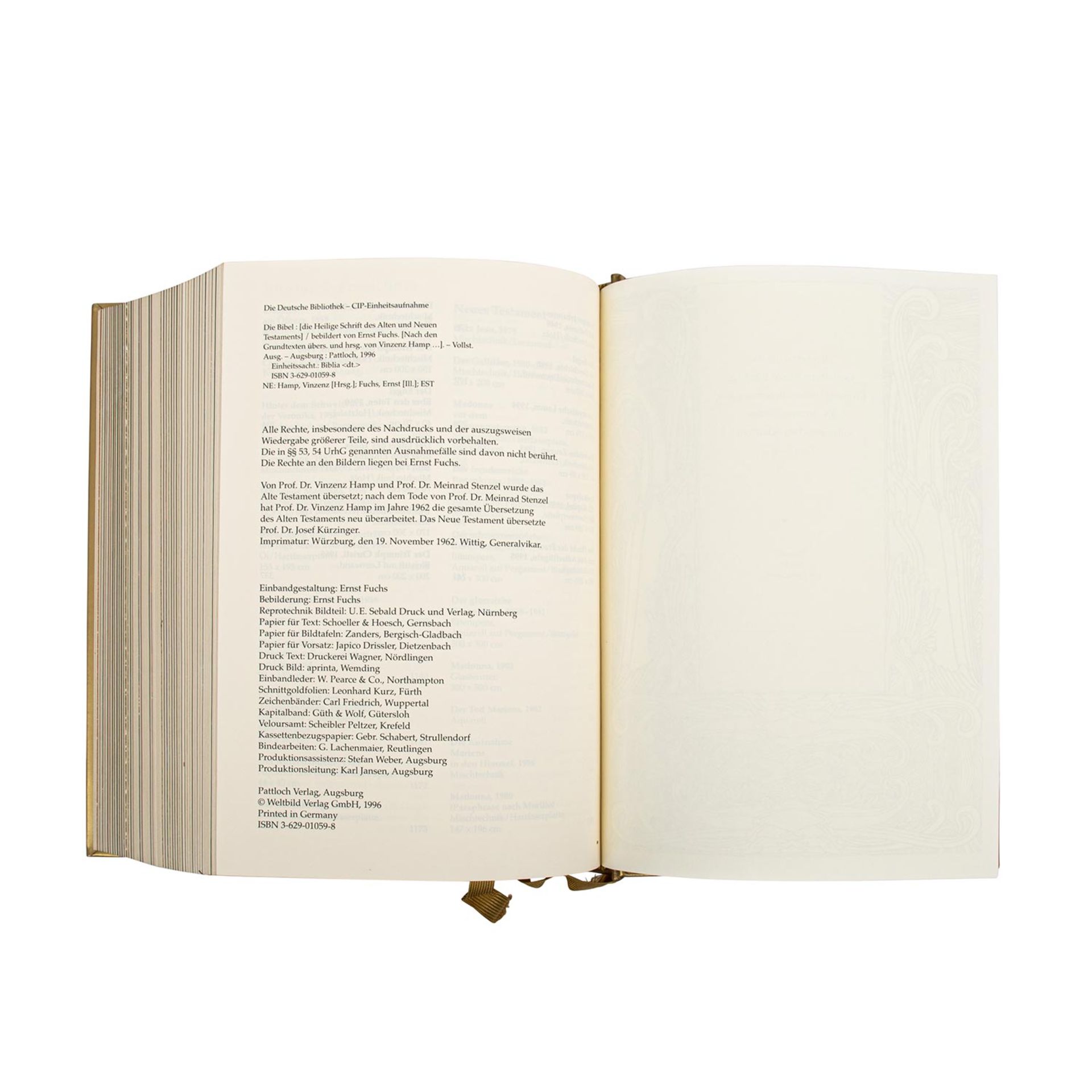 FUCHS, ERNST (1930-2015) "Die Heilige Schrift des Alten und Neuen Testament"Augsburg P - Bild 8 aus 9