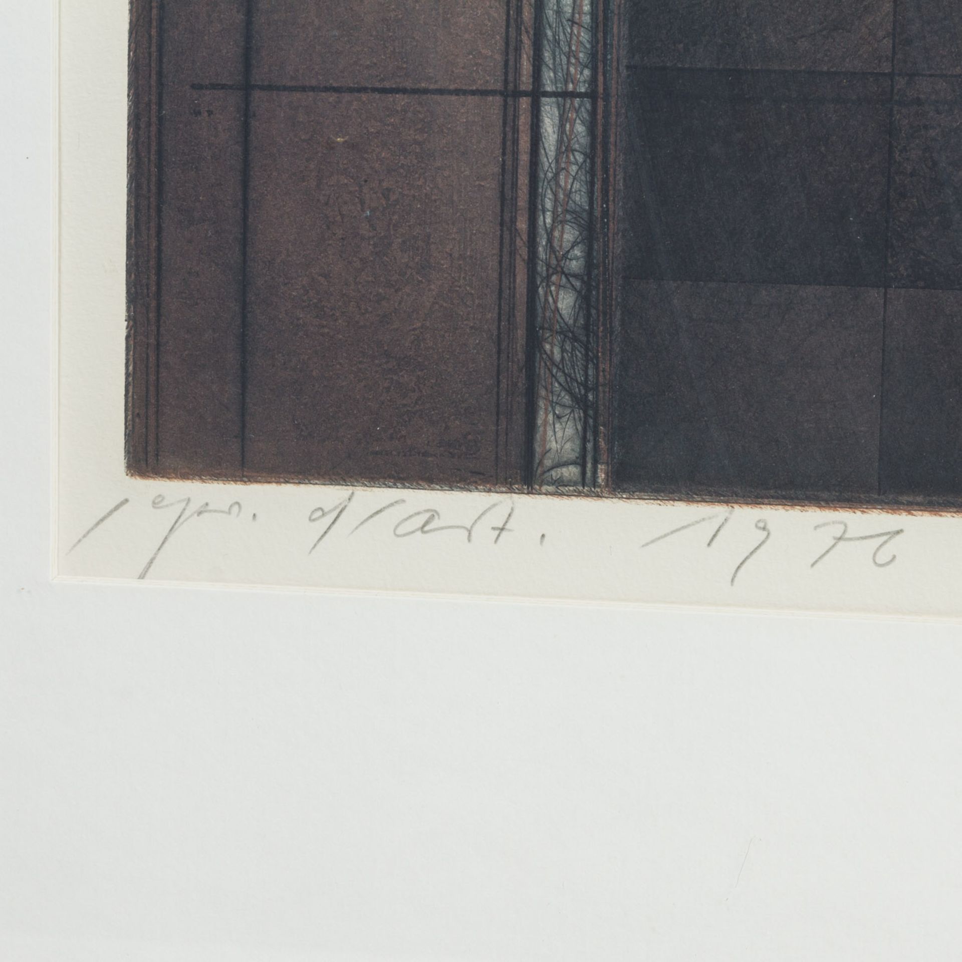 DAHMEN, KARL FRED (1917-1981), "Tage, Wochen, Jahre",Aquatintaradierung/Papier, darunt - Image 3 of 6