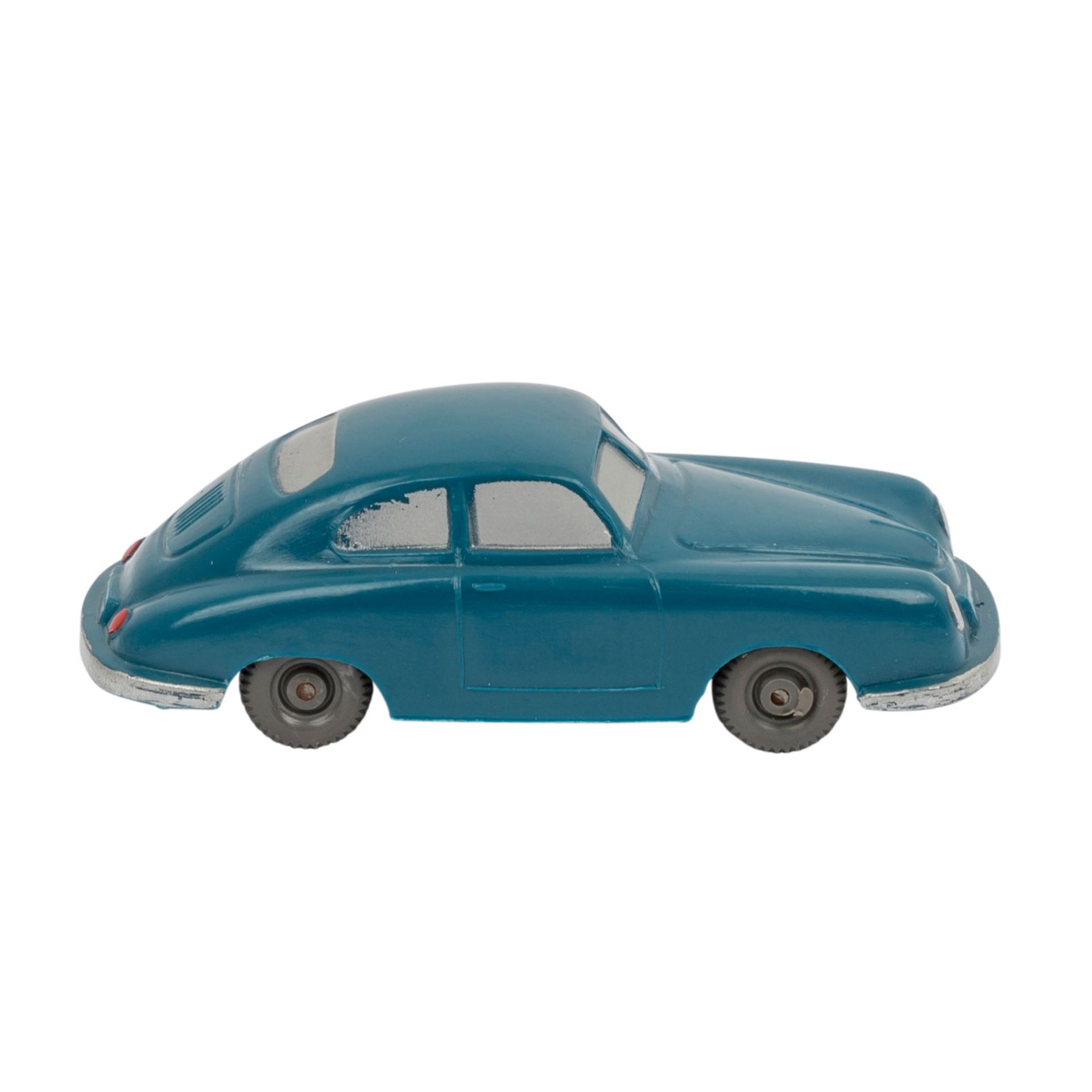 WIKING Porsche 356, 1960,azurblaue Karosserie, gesilberte Scheiben, Bodenprägung "WM - Bild 4 aus 5