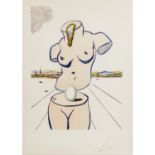 DALI, SALVADOR (1904-1989), "Torso (Geburt der Venus)",Farblithographie/Arches France