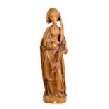 RIEMENSCHNEIDER, Tilmann, NACH (T.R.: um 1460-1531), "Heilige Elisabeth",Obstholz, dre