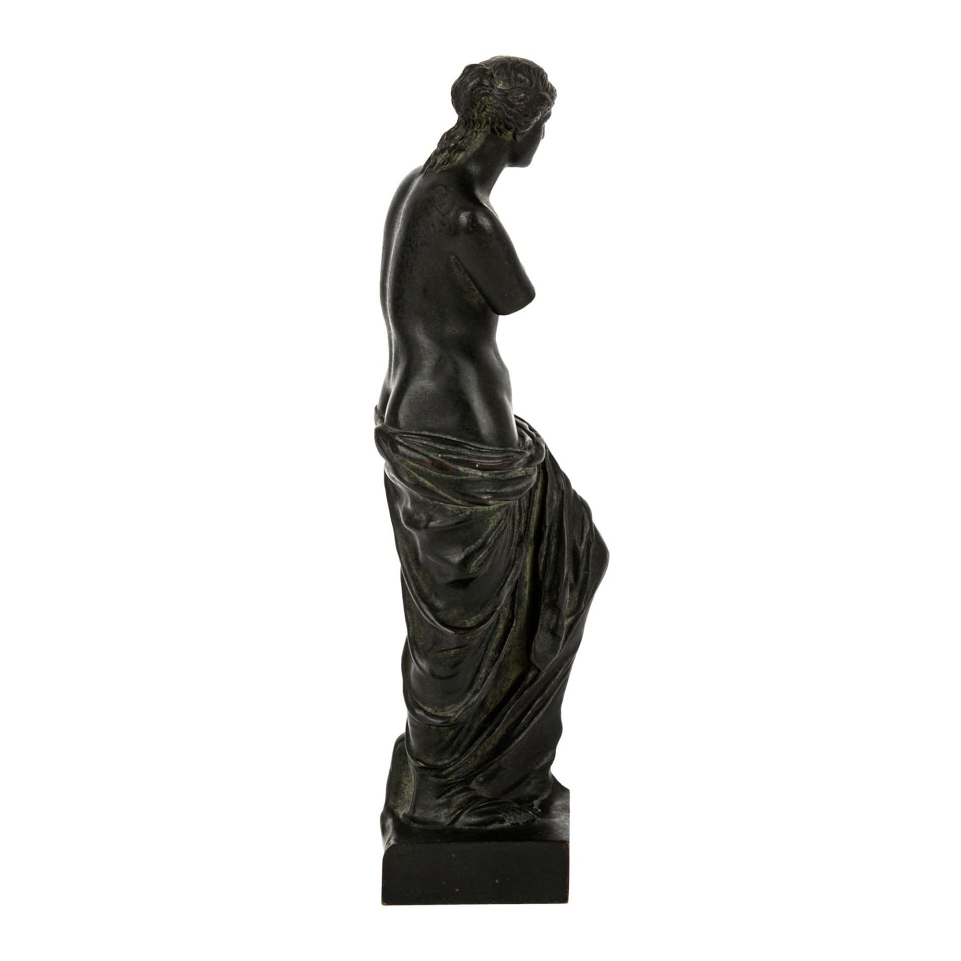 VENUS VON MILOFrankreich, 19.Jh., Bronze patiniert, nach der berühmten antiken Figur - Image 5 of 6
