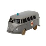 WIKING VW Bus 'T1, Rotkreuz', 1961-65,staubgraue Karosserie, 'Rotkreuz'-Emblem als Abz