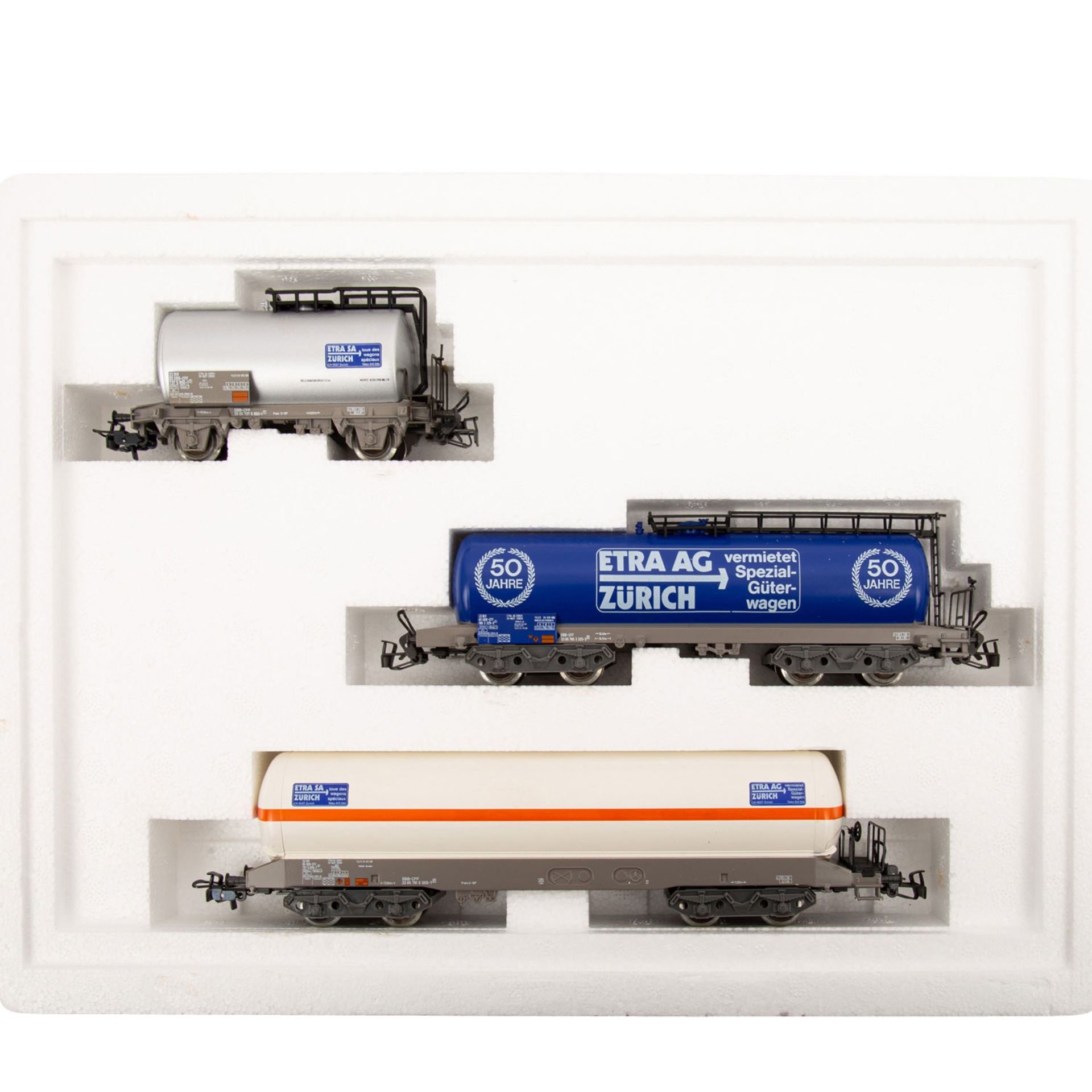 MÄRKLIN 3-tlg Konvolut, Spur H0,bestehend aus Tipp-Kick Fußballwagen 44460, 3-tlg Wa - Bild 4 aus 4