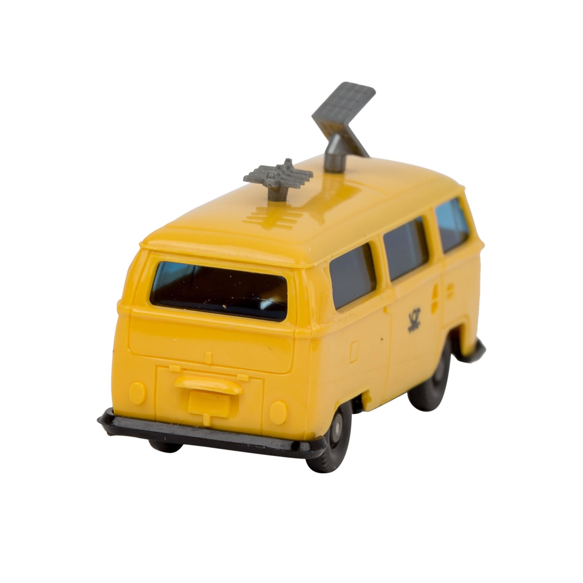 WIKING VW Bus T2 'Funkmesswagen', 1972-77,gelbe Karosserie, blaugetönte Verglasung, s - Bild 3 aus 5