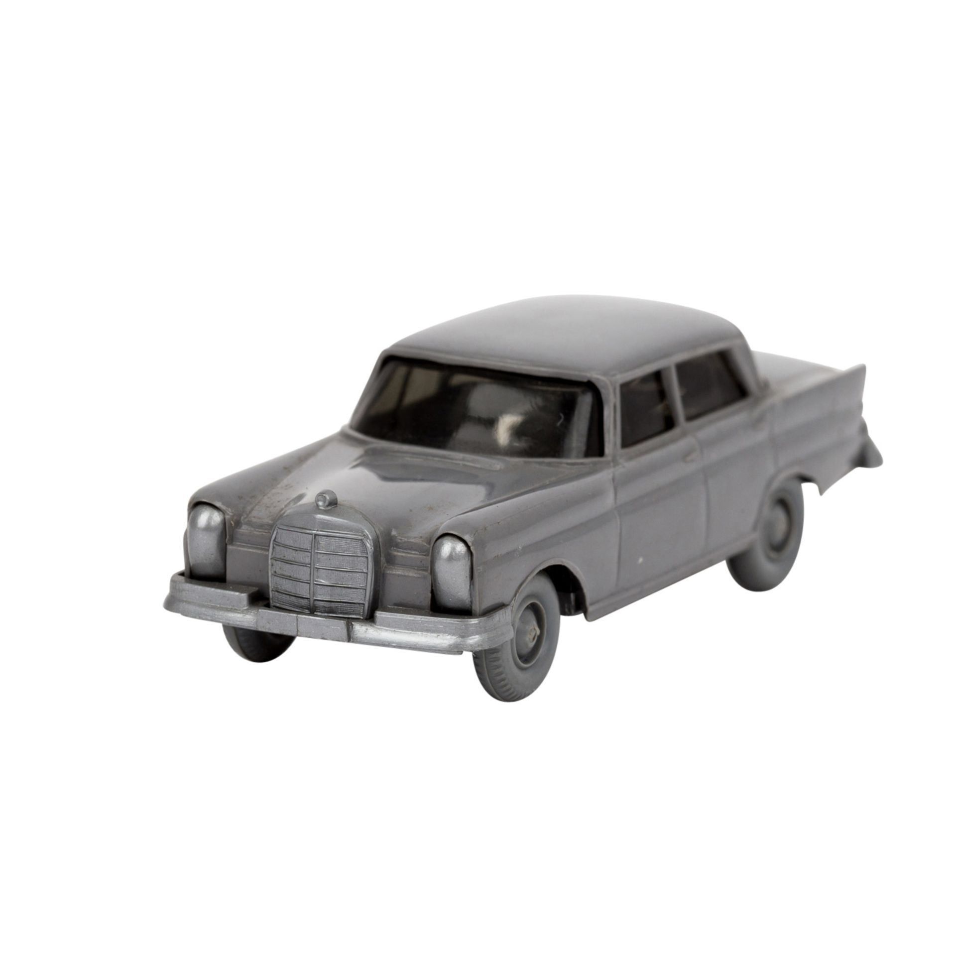 WIKING Mercedes 220 S Heckflosse, 1961-67,staubgraue Karosserie, Bodenprägung "WM", G