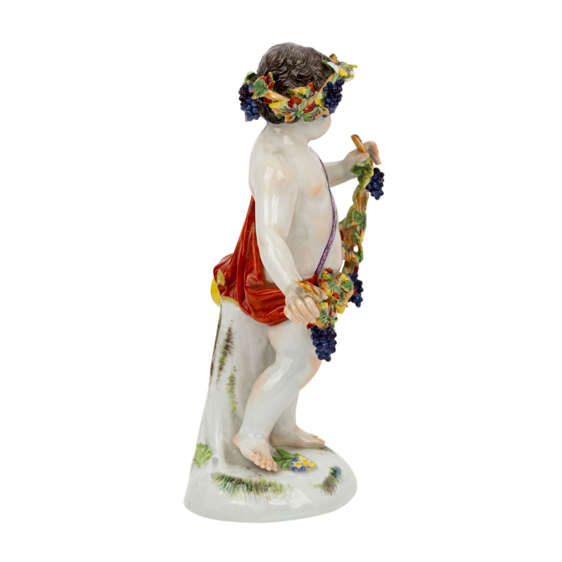 MEISSEN JAHRESZEITENFIGUR „Sommer“, Entwurf Nach Johann Joachim Kaendler (1706-177 - Image 4 of 5