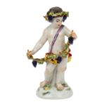 MEISSEN JAHRESZEITENFIGUR „Sommer“, Entwurf Nach Johann Joachim Kaendler (1706-177