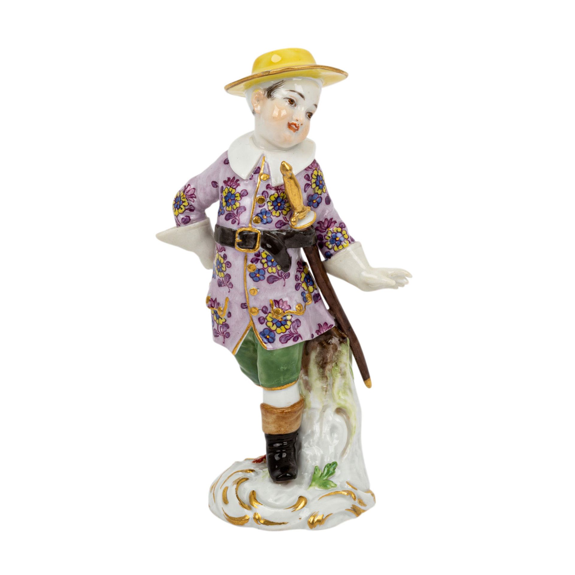 MEISSEN KOMÖDIENKIND „Capitano“, Entwurf Nach Johann Joachim Kaendler (1706-1775)