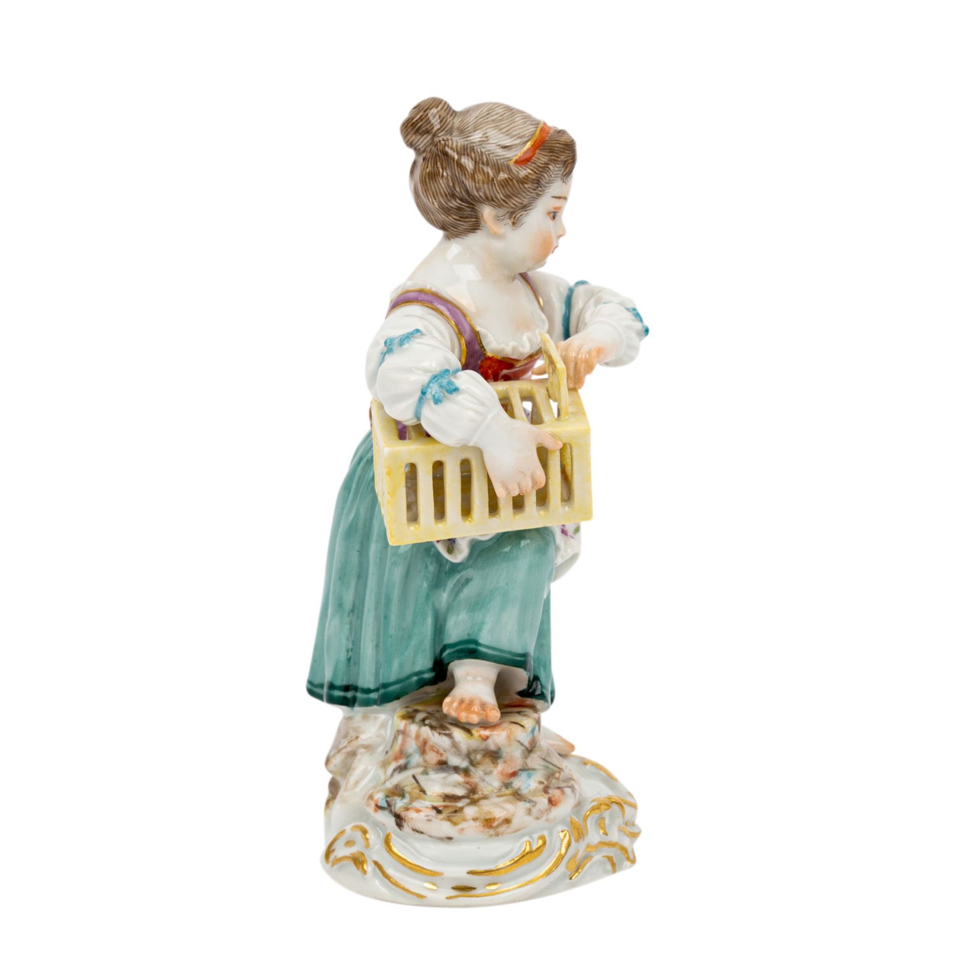 MEISSEN „Gärtnerkind“, Entwurf Nach Johann Joachim Kaendler (1706-1775), Ausführ - Image 4 of 5