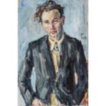 FRANK, FRANZ (1897/99-1981), "Portrait eines Herrn in blaugrauer Jacke", wohl selbst,