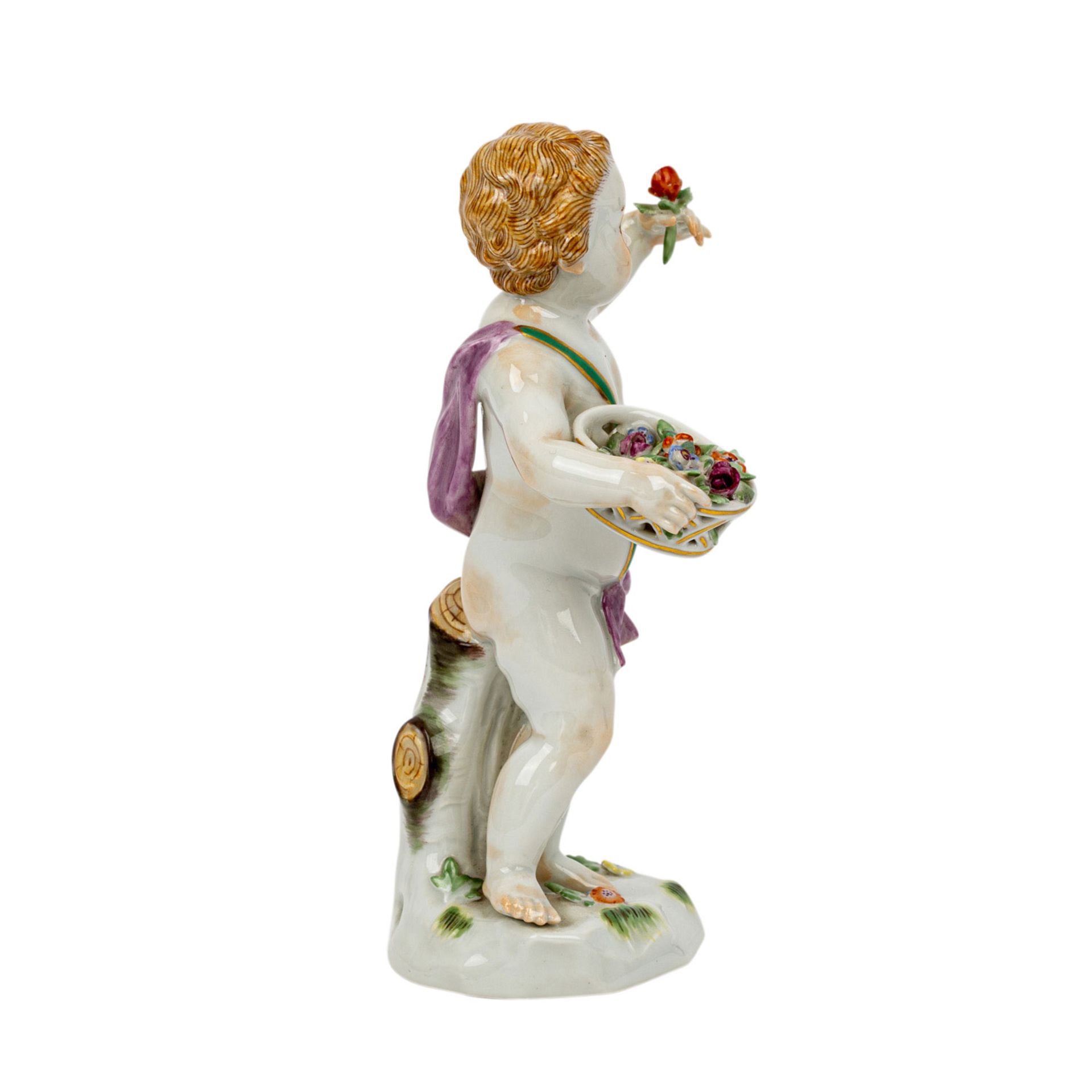 MEISSEN JAHRESZEITENFIGUREN „Frühling“, Entwurf Nach Johann Joachim Kaendler (170 - Bild 4 aus 5