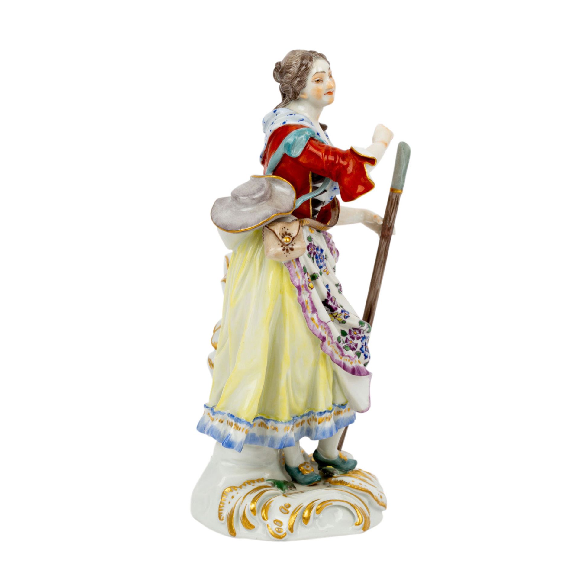 MEISSEN „Tanzende Schäferin“, Entwurf Nach Friedrich Elias Meyer (1724-1785), Aus - Image 4 of 5