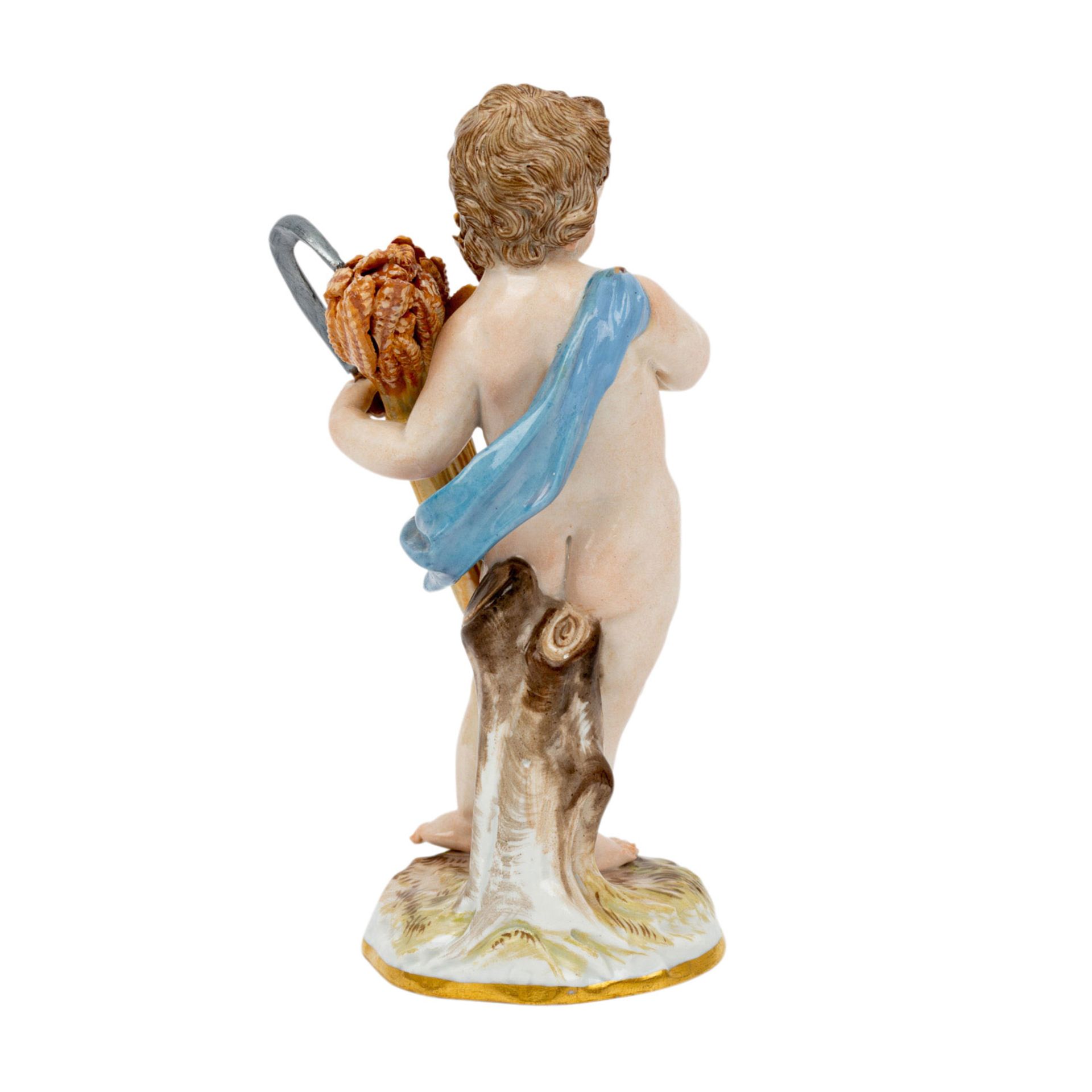 MEISSEN JAHRESZEITENFIGUR „Herbst“, Entwurf Nach Johann Joachim Kaendler (1706-177 - Image 3 of 5