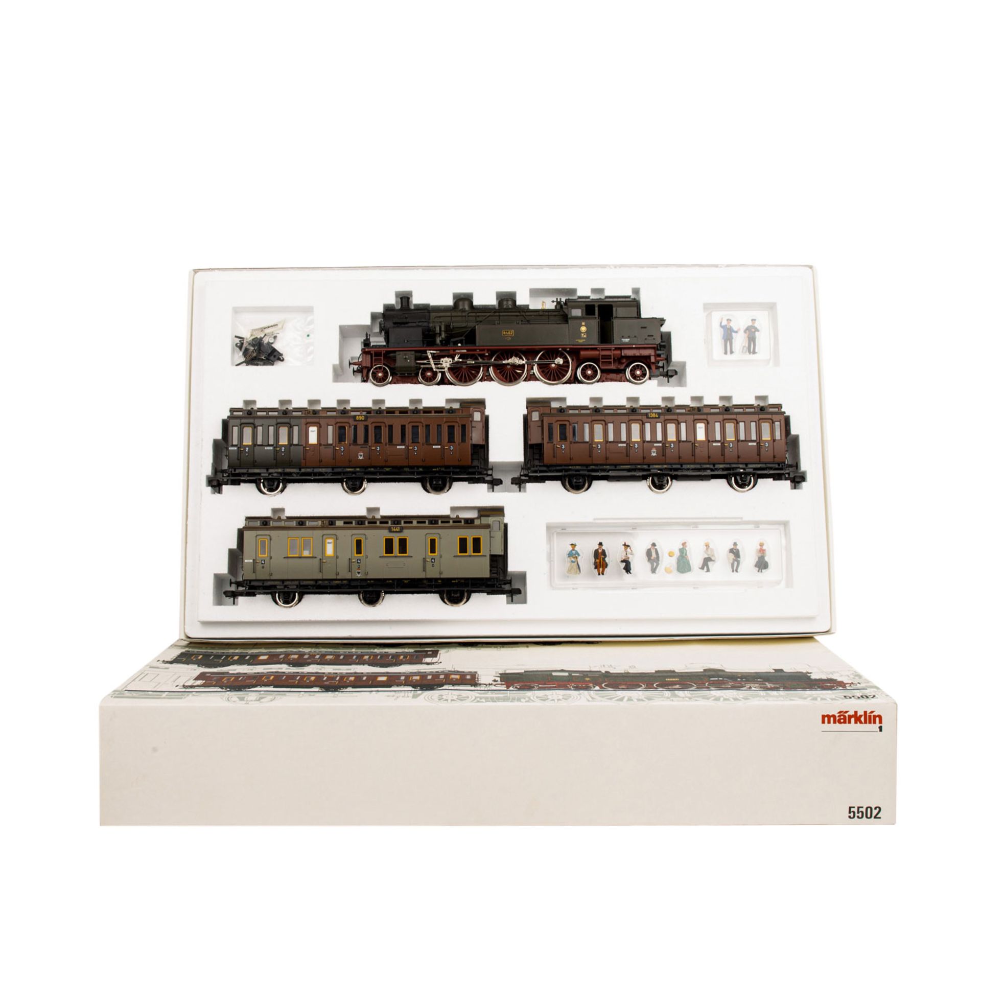 Märklin 1 - uit set 5502 - Wagon de passagers pour trains miniatures (1) - Voiture à