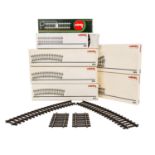 MÄRKLIN Konvolut Gleismaterial, Spur 1, bestehend aus Weichen 5971 und 5970, 30 gebog