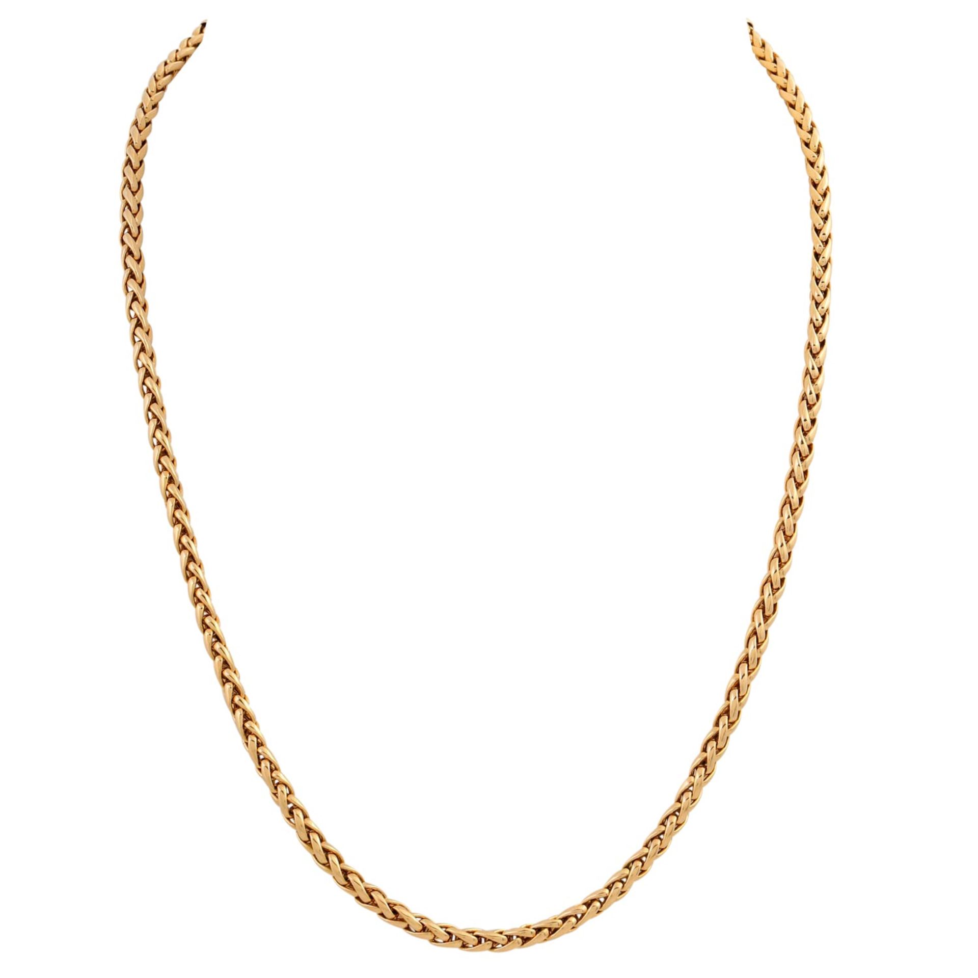 JACOBI Goldkette mit Verlängerung, GG 18K, 34,6 gr, L: ca. 44+9 cm, 20./21. Jahrhunde