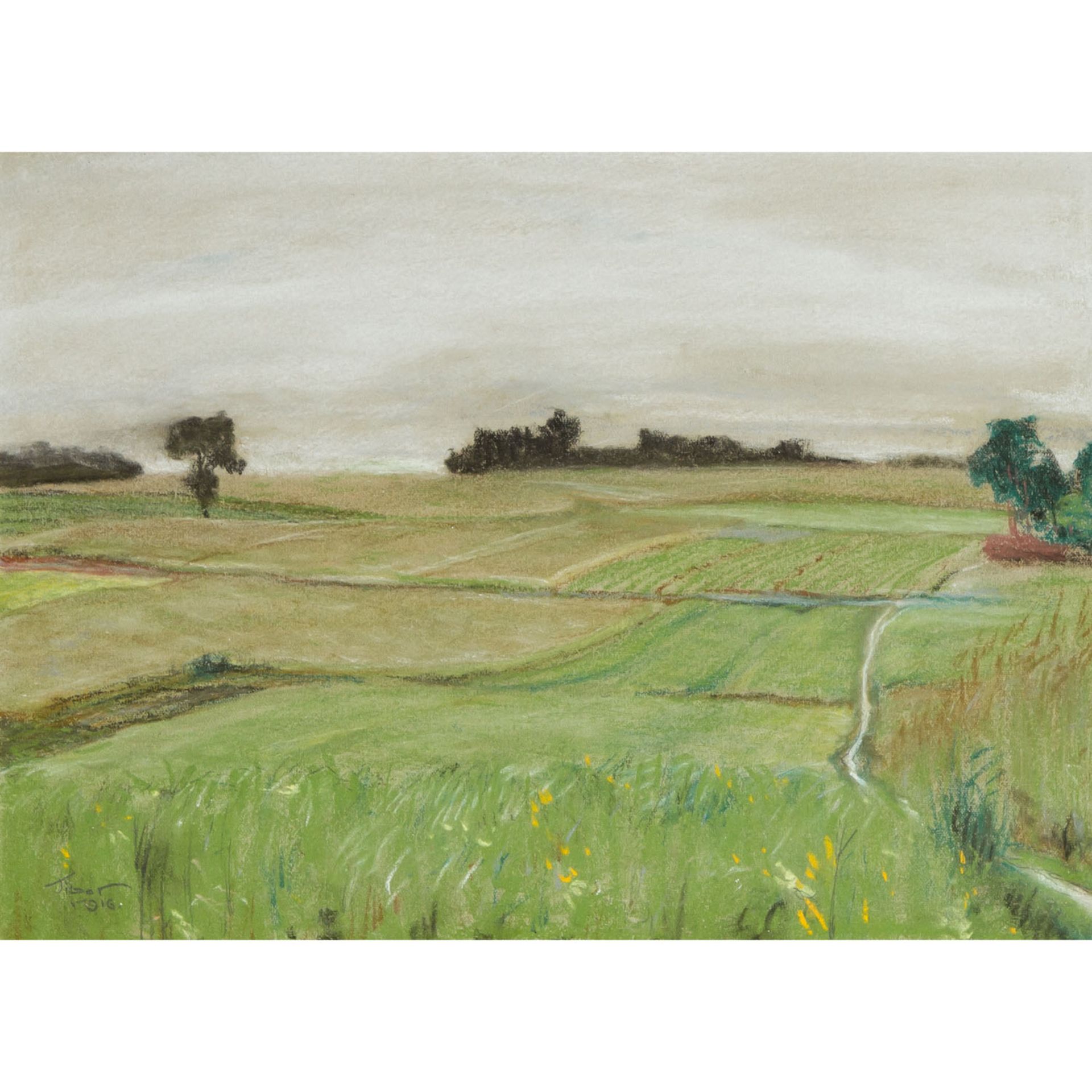 TIBOR, JOSEPH (1877-1922), "Landschaft in Frühlingsstimmung", u.li. signiert und dati