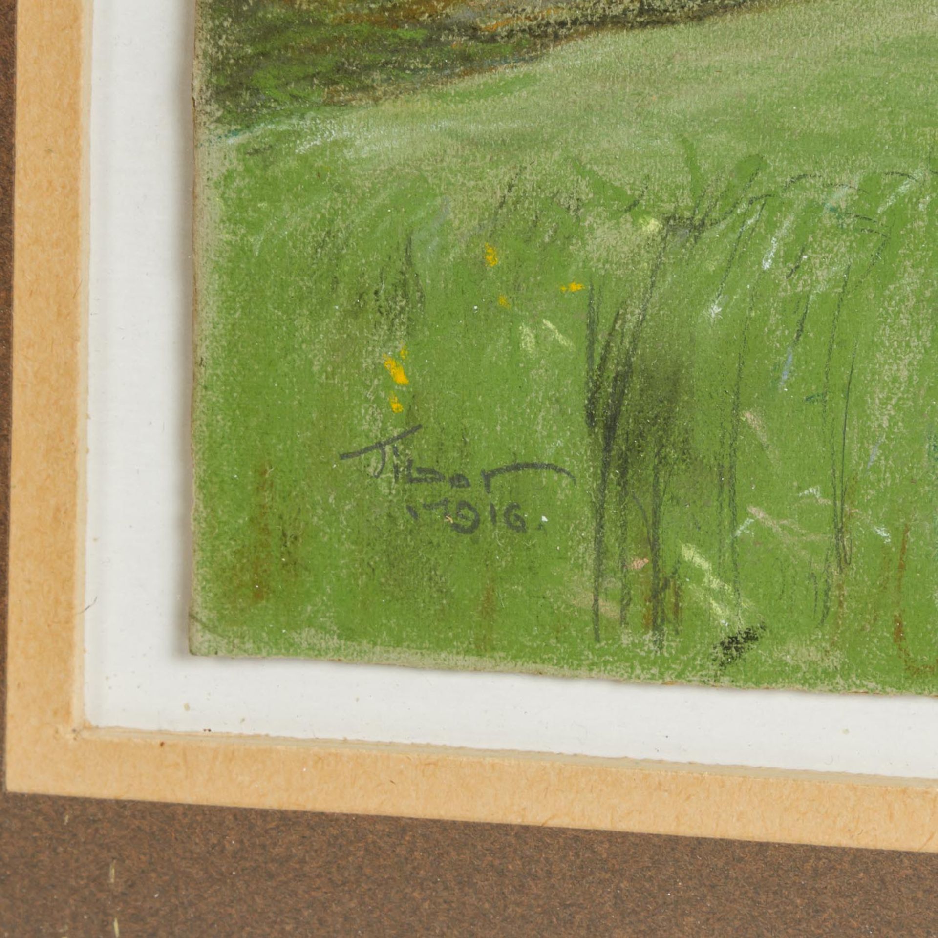 TIBOR, JOSEPH (1877-1922), "Landschaft in Frühlingsstimmung", u.li. signiert und dati - Image 3 of 4
