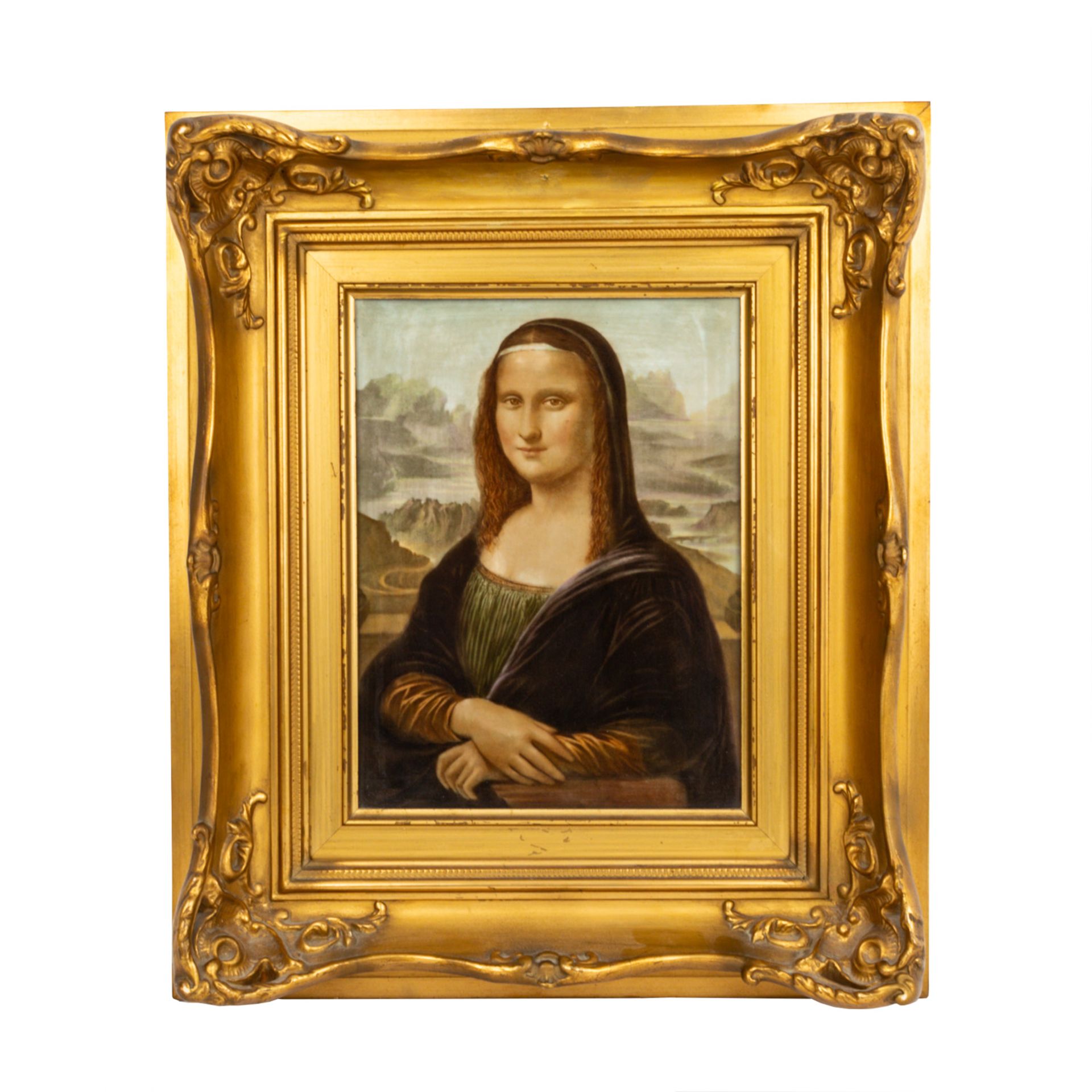 ROSENTHAL, Bildplatte "Mona Lisa" Nach Leonardo da Vinci (1452-1519), braune Stempelma - Image 2 of 4