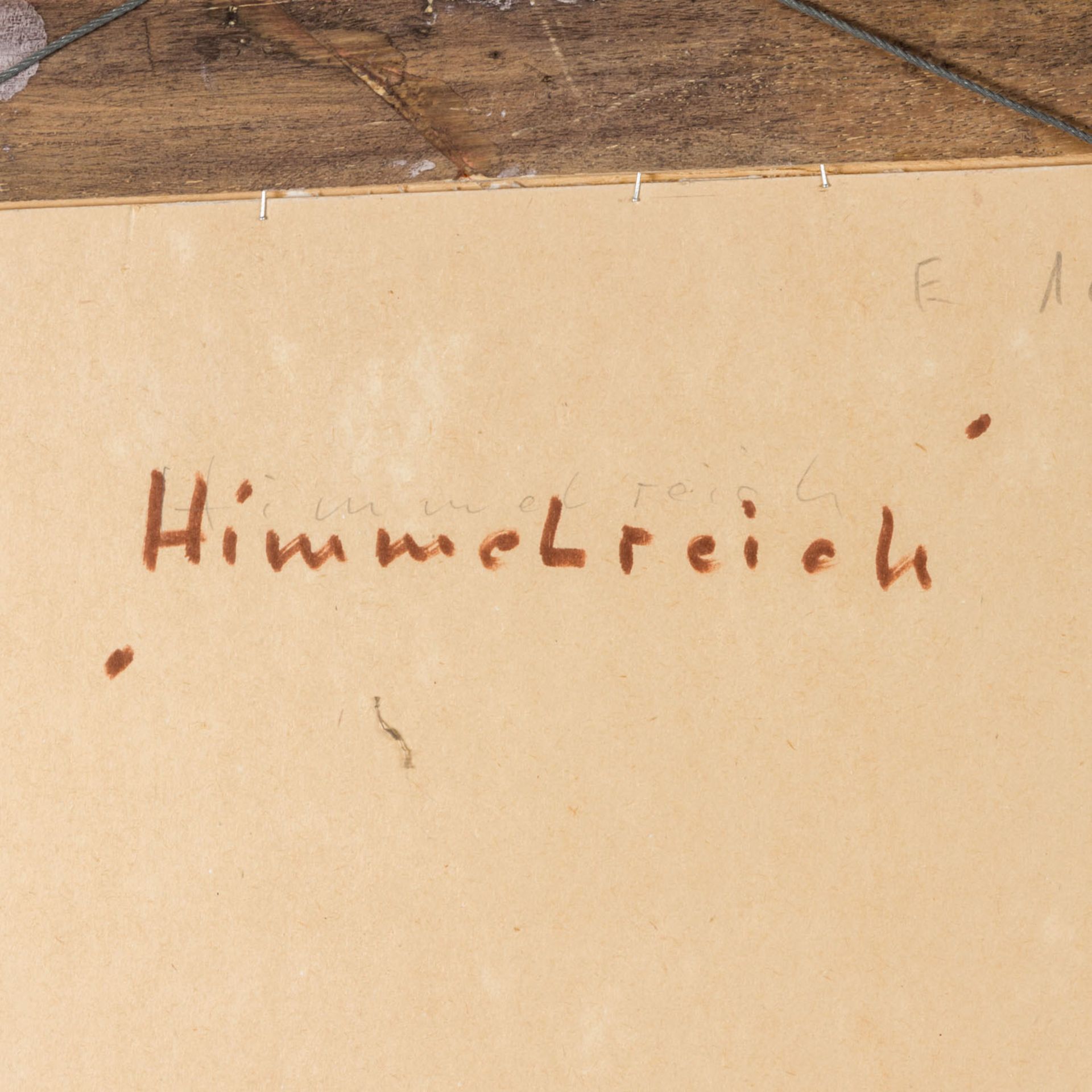 HIMMELREICH (?, KünstlerIn 20./21. Jh.), "Gesicht", Portrait einer jungen Frau, unten - Image 4 of 5