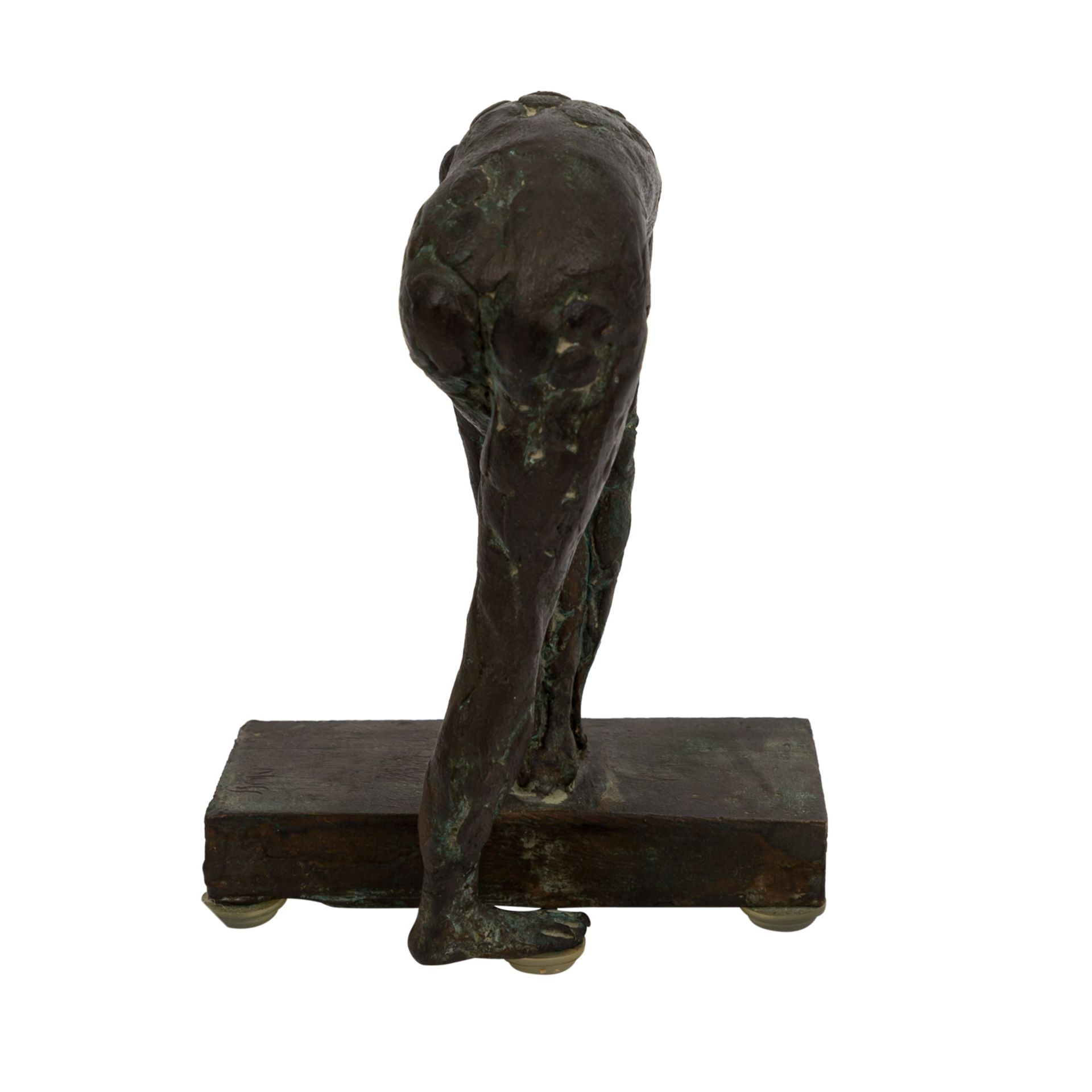 NUSS, KARL ULRICH (1943) "Weiblicher Akt" Bronze, sig., H: 13 cm. Leichte Alterssspure - Image 3 of 6