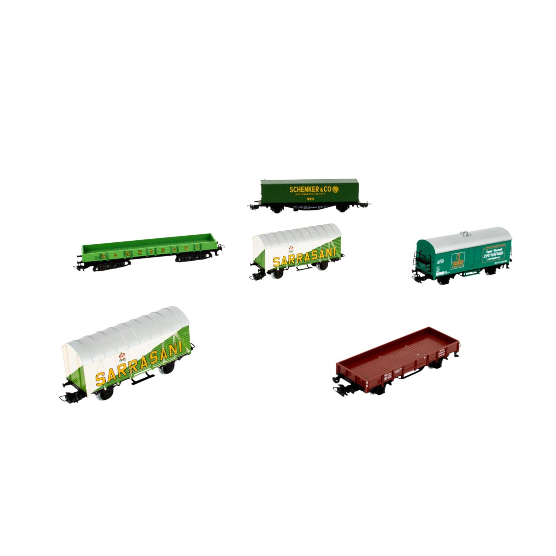 MÄRKLIN/PRIMEX Konvolut Güterwagen und Zubehör, Spur H0, bestehend aus 8 Güterwage - Bild 3 aus 4