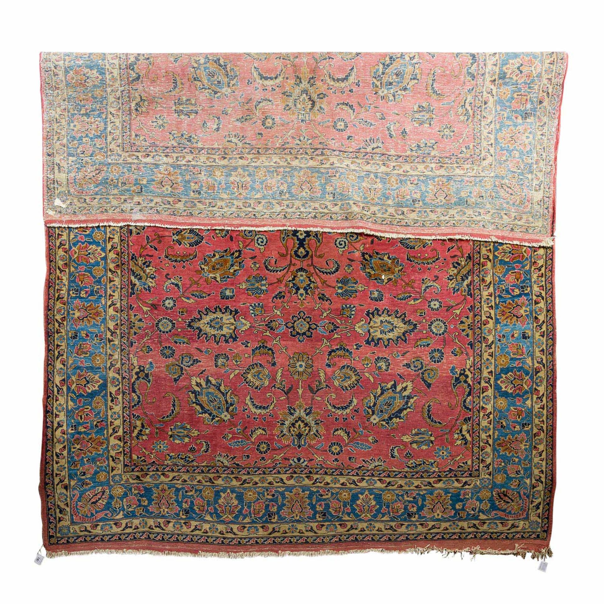 Orientteppich. SARUK/PERSIEN, 1920-30., 360x260 cm. Amerikanischer Saruk, blassrotes M - Bild 2 aus 5