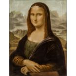 ROSENTHAL, Bildplatte "Mona Lisa" Nach Leonardo da Vinci (1452-1519), braune Stempelma