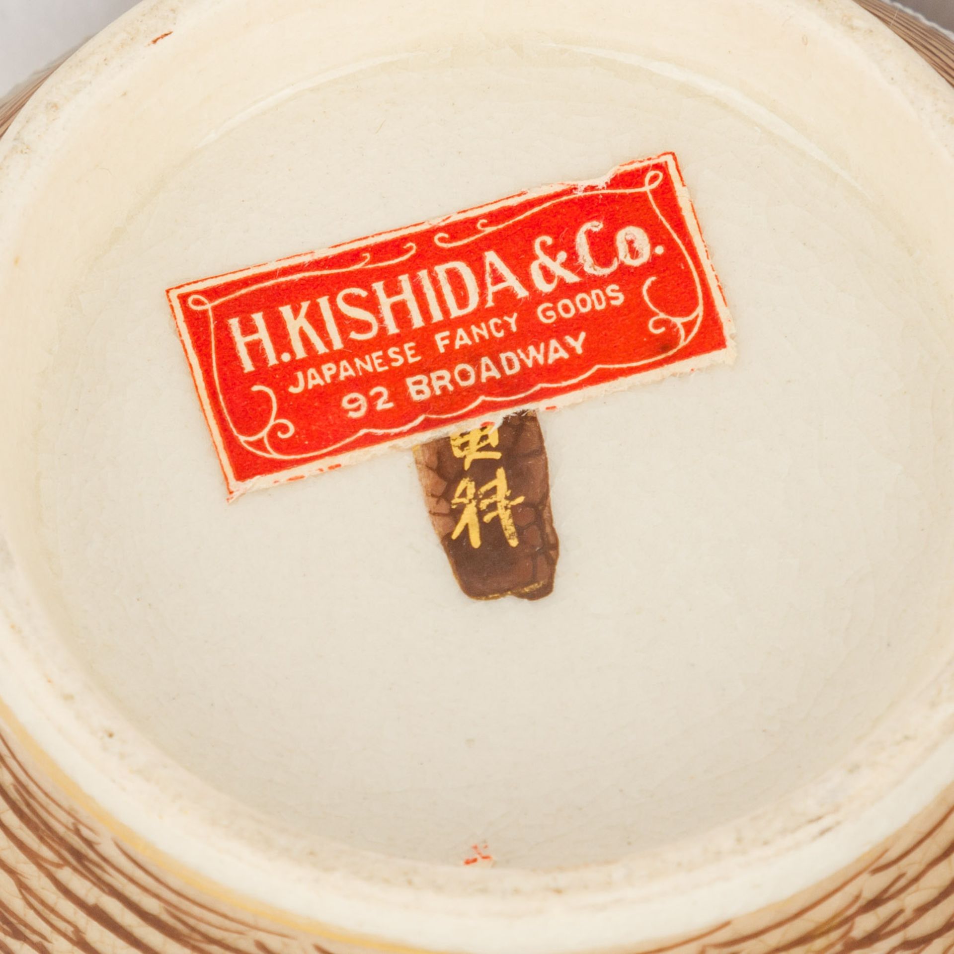 Teilservice Tee. SATSUMA/JAPAN 1960er Jahre. Bestehend aus: 1 Teekanne, 1 Milchkännch - Image 8 of 8