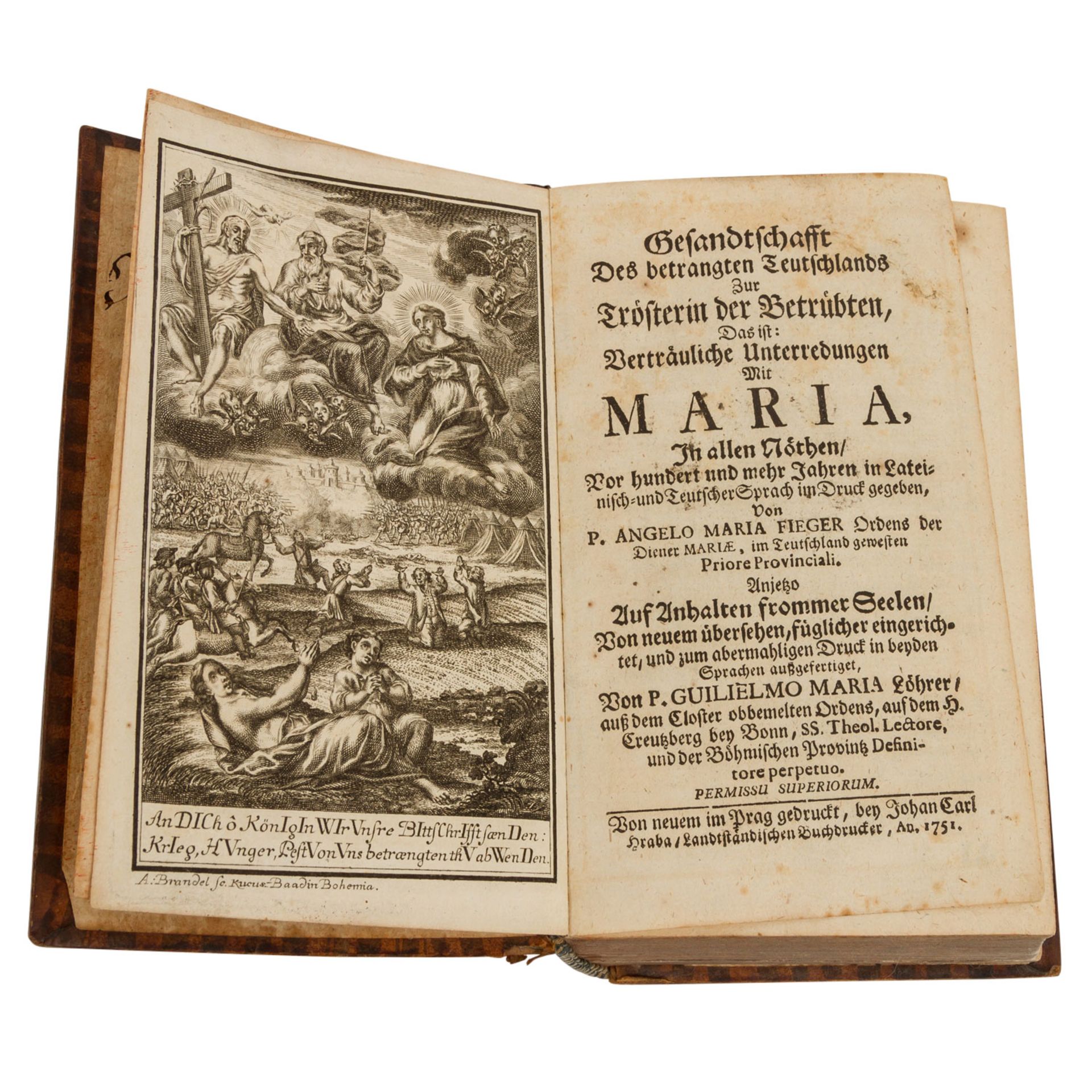 VIER RELIGIÖSE WERKE CAMILLO ETTORI "Heilige Einöde..."1728, Verlag: Clementin. Buch - Image 4 of 4