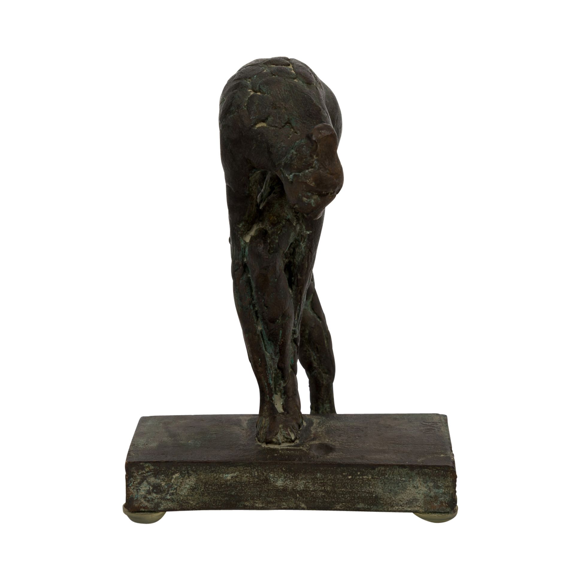 NUSS, KARL ULRICH (1943) "Weiblicher Akt" Bronze, sig., H: 13 cm. Leichte Alterssspure - Image 5 of 6