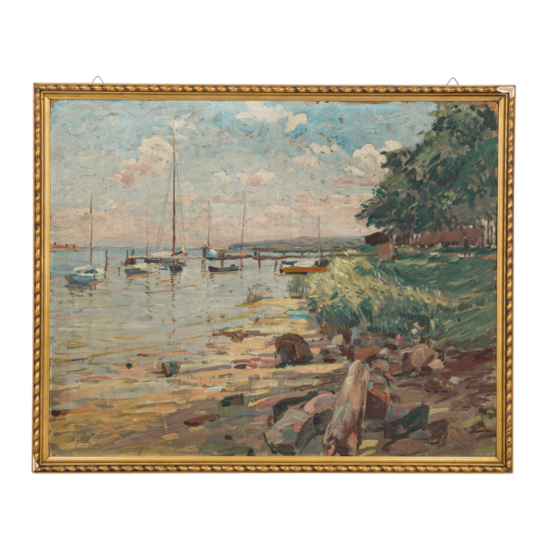 LANDENBERGER, Christian, ATTRIBUIERT / UMKREIS (1862-1927), "Am Bodensee", - Bild 2 aus 5