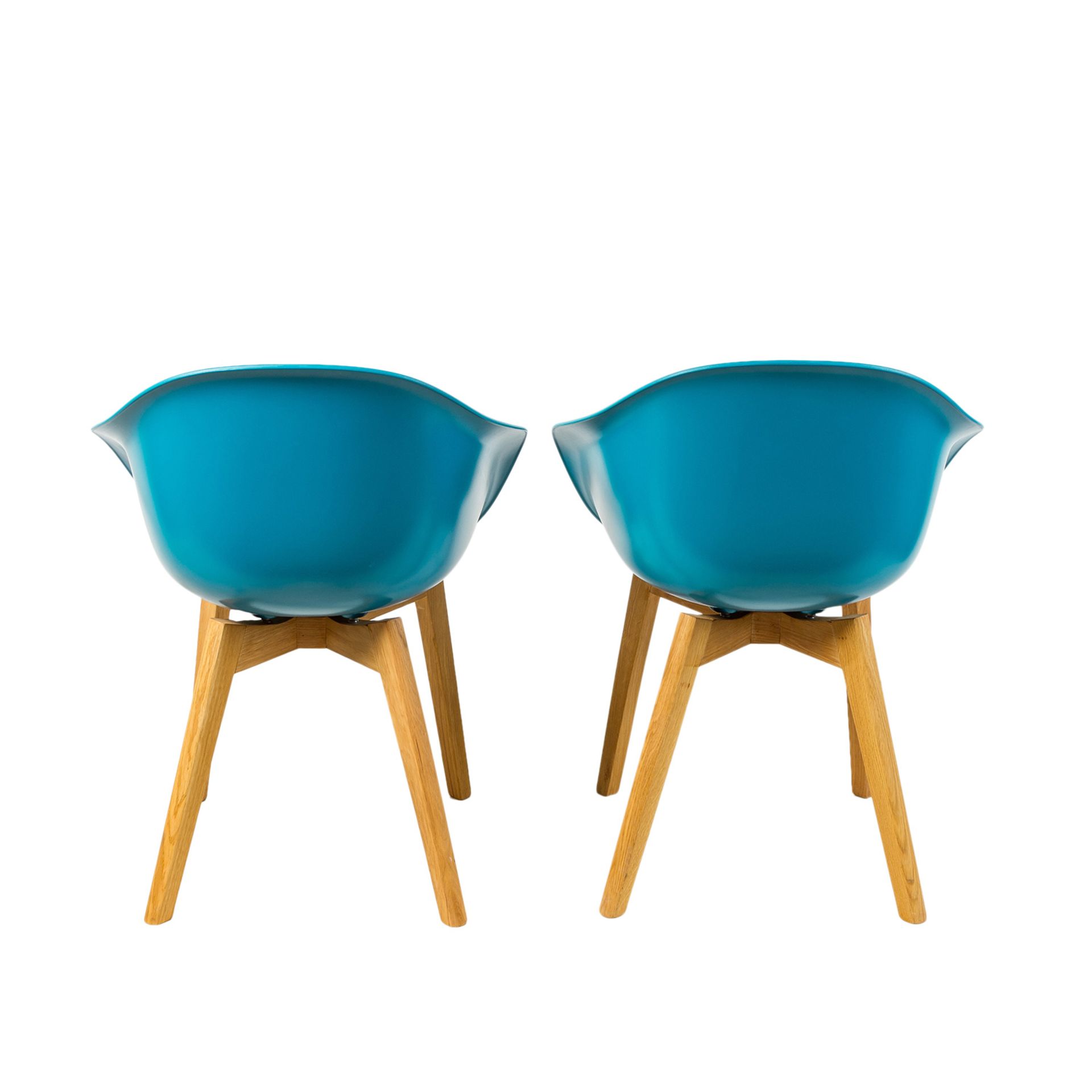 KARE DESIGN; PAAR ARMLEHNSTÜHLE „Forum Scandi Object Blau“,  - Bild 3 aus 4