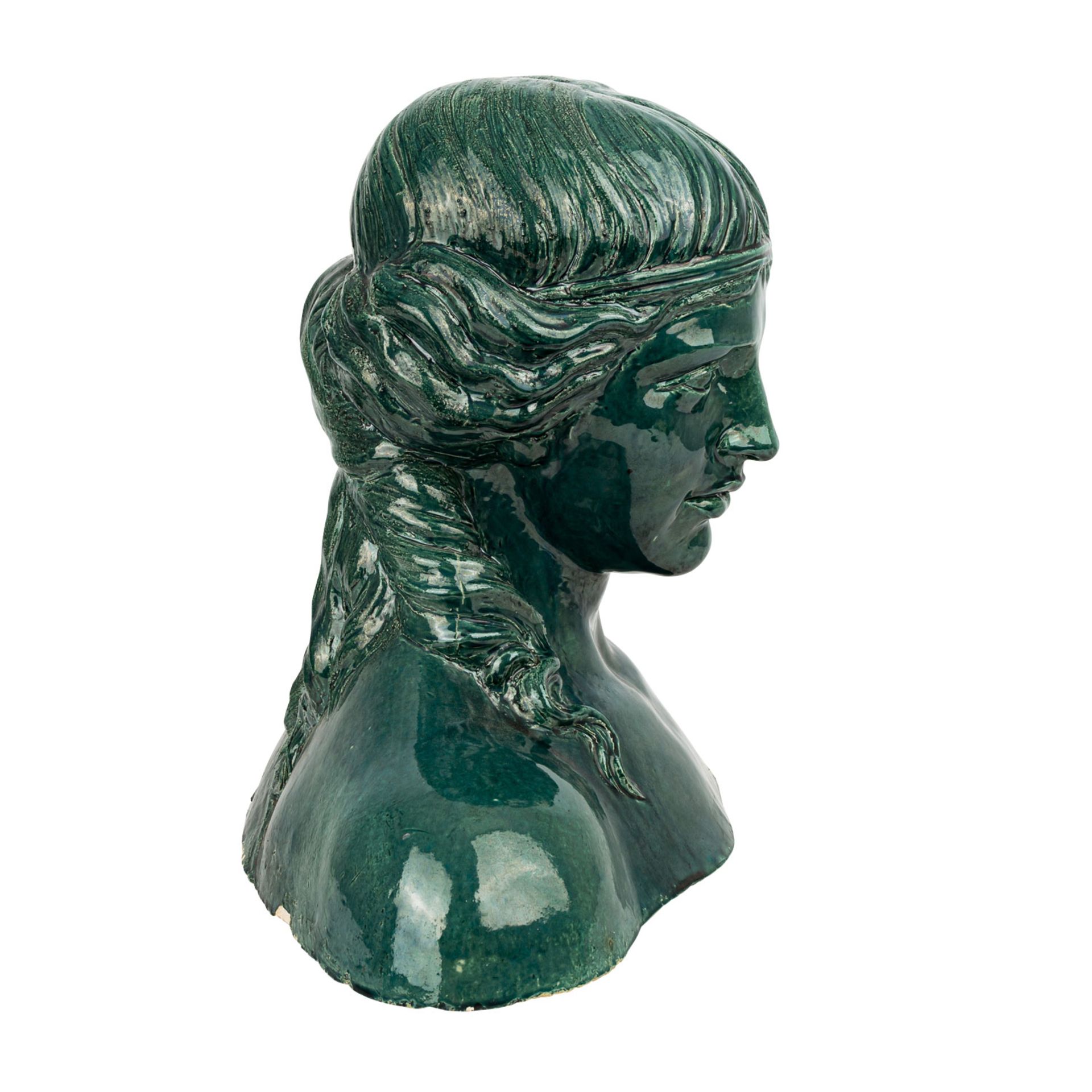 JANSSEN, ULFERT (NACH) 1878-1956 "Nachbildung des Kopfes der Göttin Ceres vom der Stuttgarter Markth - Image 4 of 4