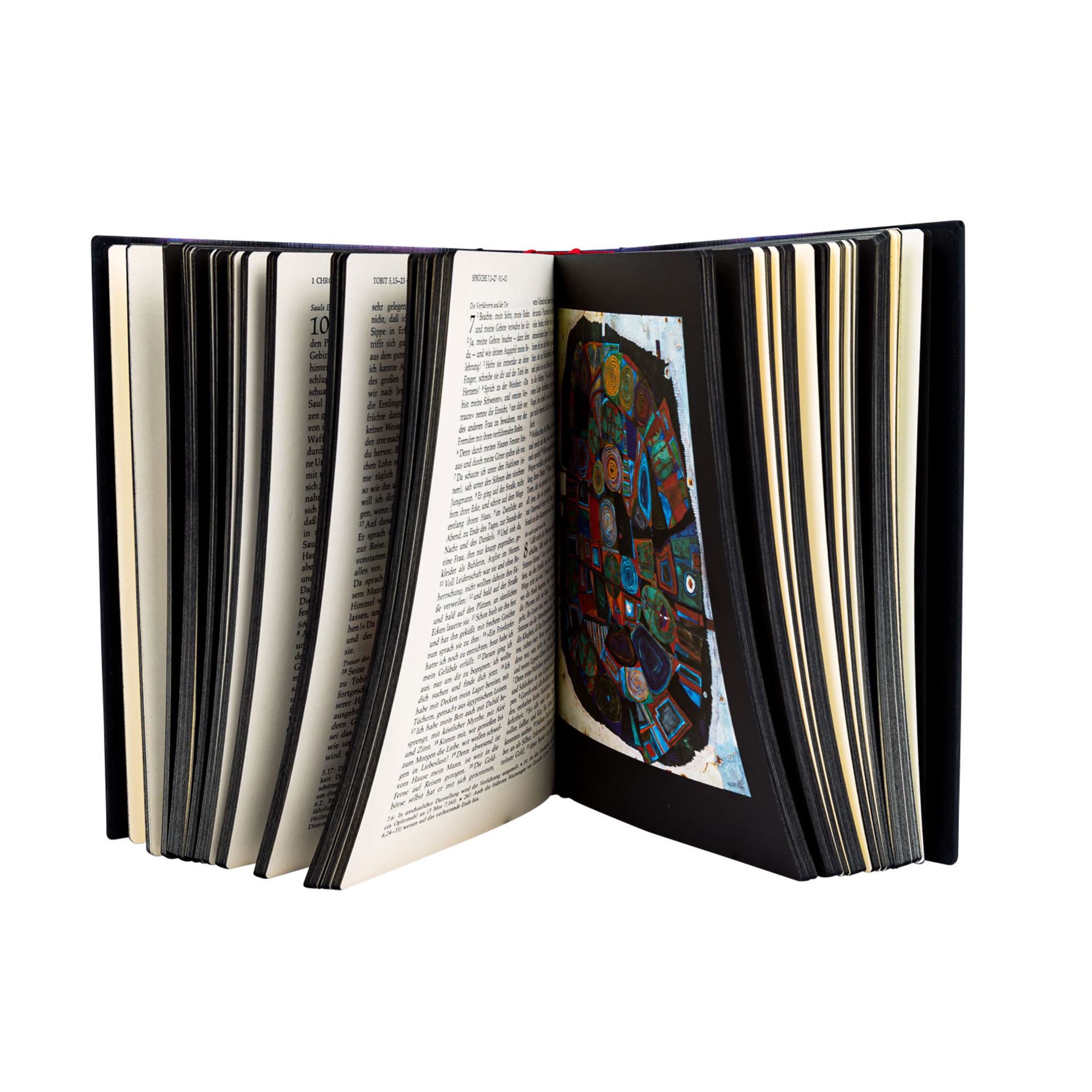 HUNDERTWASSER, FRIEDENSREICH (1928-2000) „Hundertwasser-Bibel“,  - Bild 3 aus 9