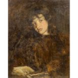 HOWE, Winifred, ATTRIBUIERT (1880-?), "Lesendes Mädchen",