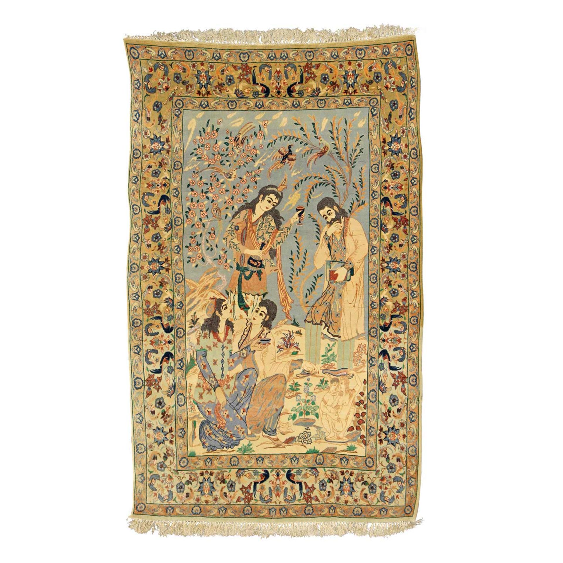 Orientteppich. ISFAHAN/PERSIEN, 20. Jh., 155x106 cm