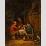 OSTADE, Adriaen van, NACHFOLGE (Ostade: 1610-1685), "Kartenspieler in der Wirtsstube",