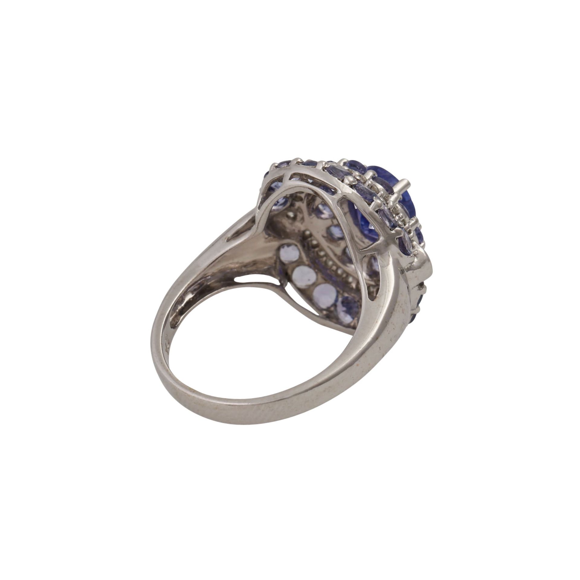 Ring mit zentralem Tansanit, - Image 3 of 4