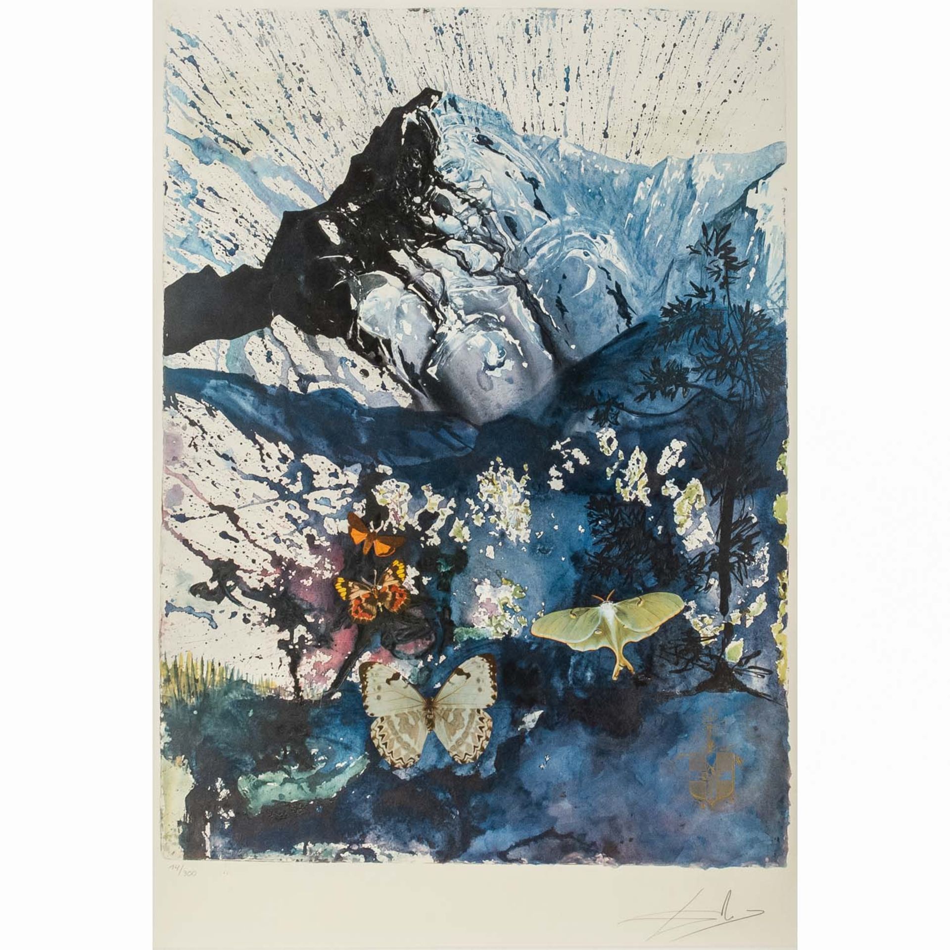 DALI, SALVADOR (1904-1989) "Alpes" 1969